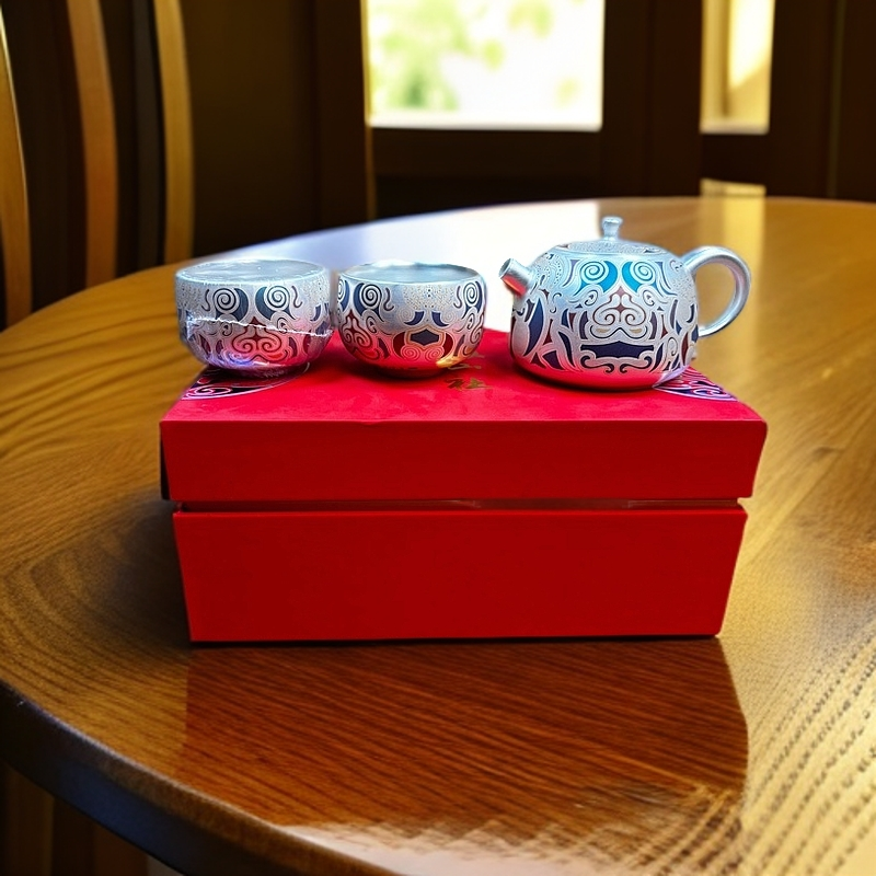 饕餮·白银壶两杯