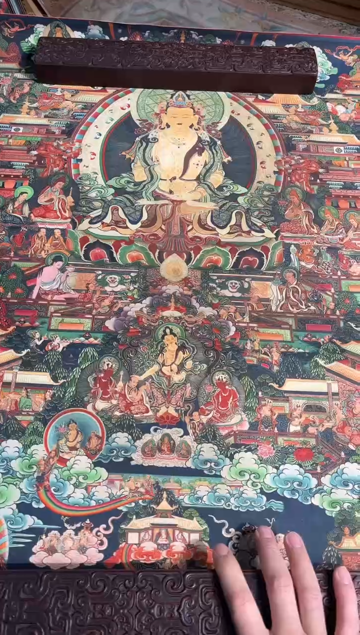 卷轴画路路的唐卡tk160