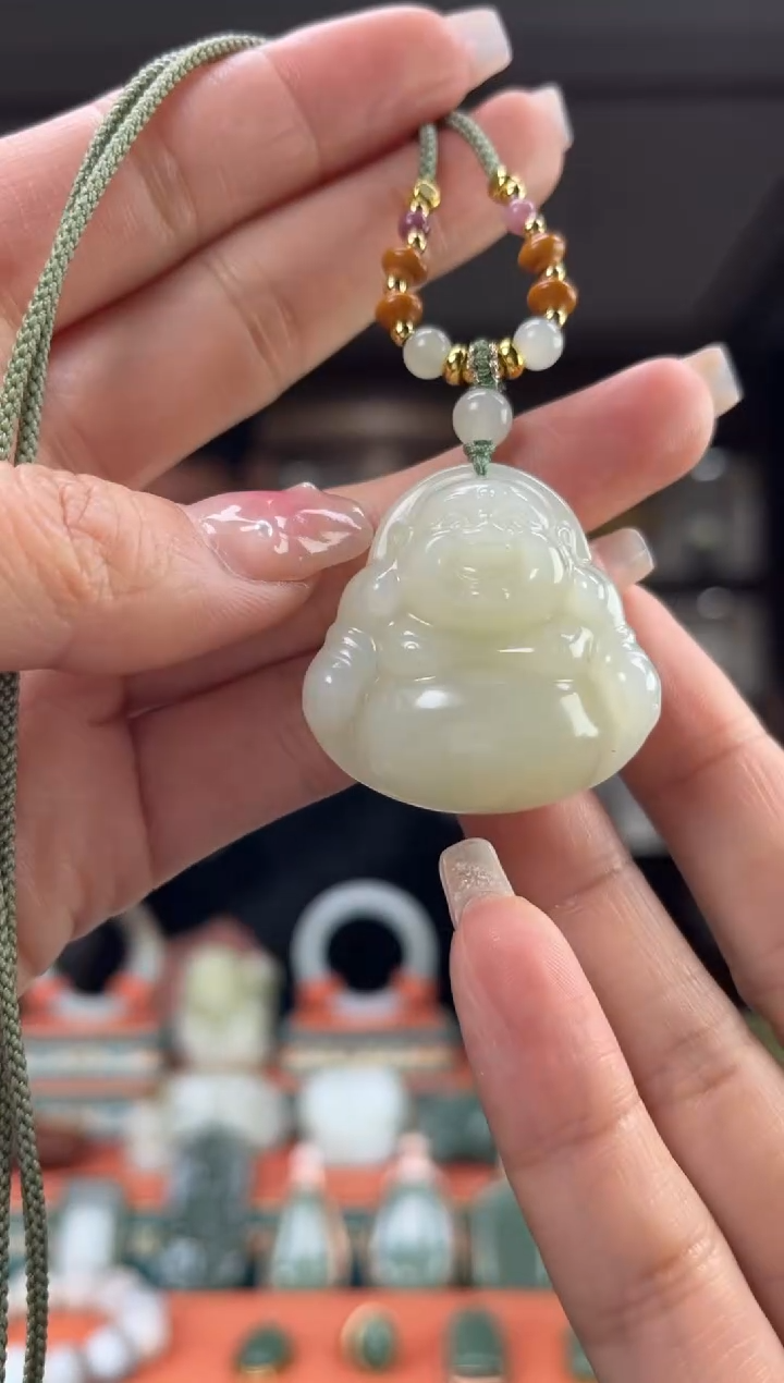 【闪购商品】和田玉颈饰未镶嵌佩佩35mm左右