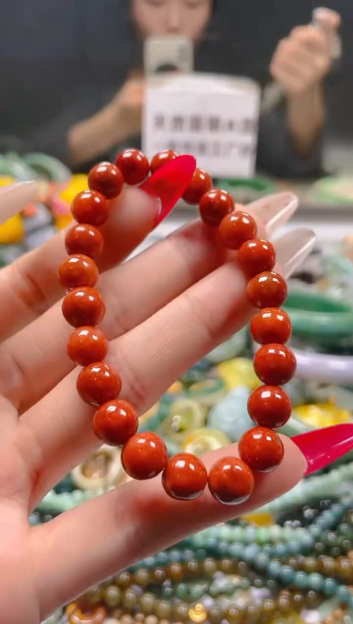 【闪购商品】翡翠颈饰未镶嵌8MM/D/翡翠A货一图一物