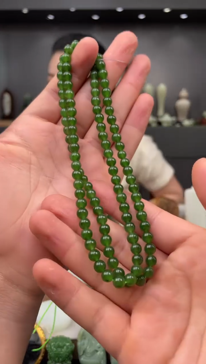 和田玉未镶嵌挂件珠串（多样性发货）