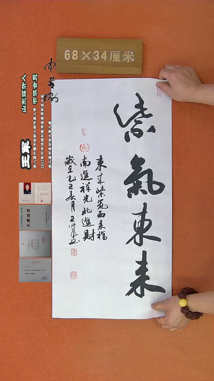 【闪购商品】书法907a王军书法作品