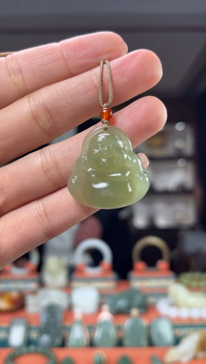 【闪购商品】和田玉颈饰未镶嵌佩佩28mm左右