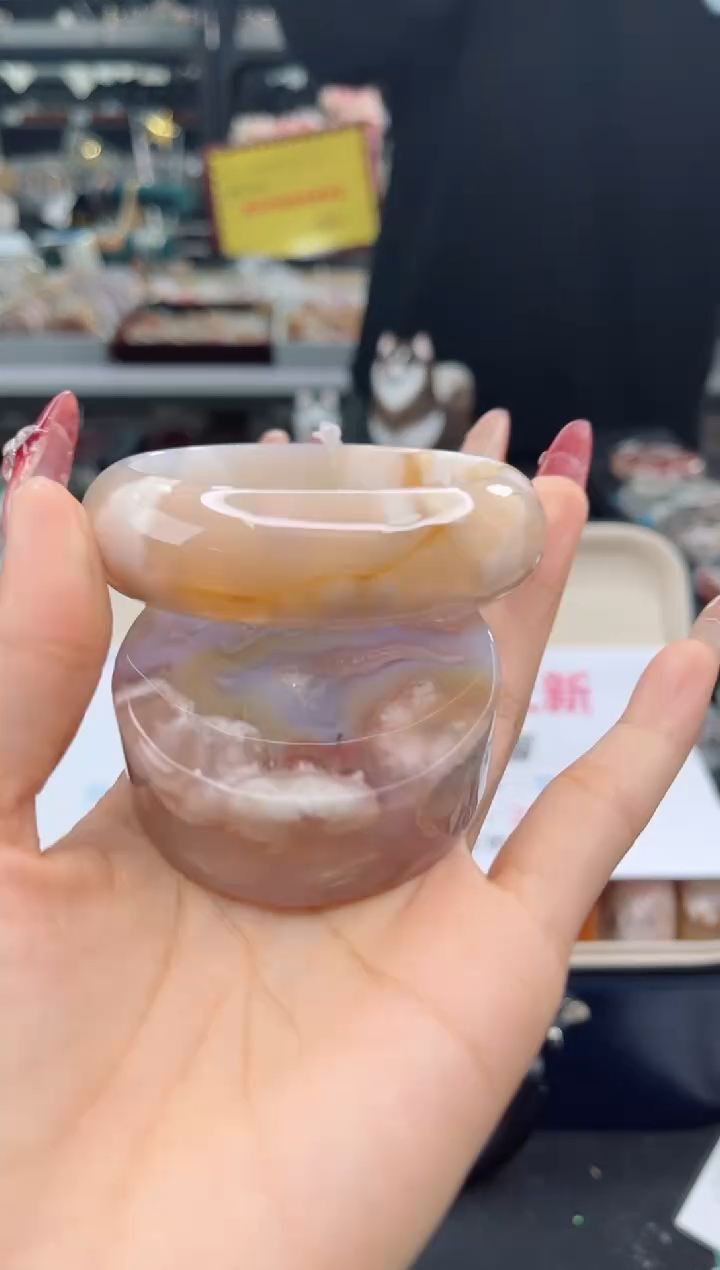 【闪购商品】石英质玉手镯未镶嵌59圈口（赠品镯心）1600177