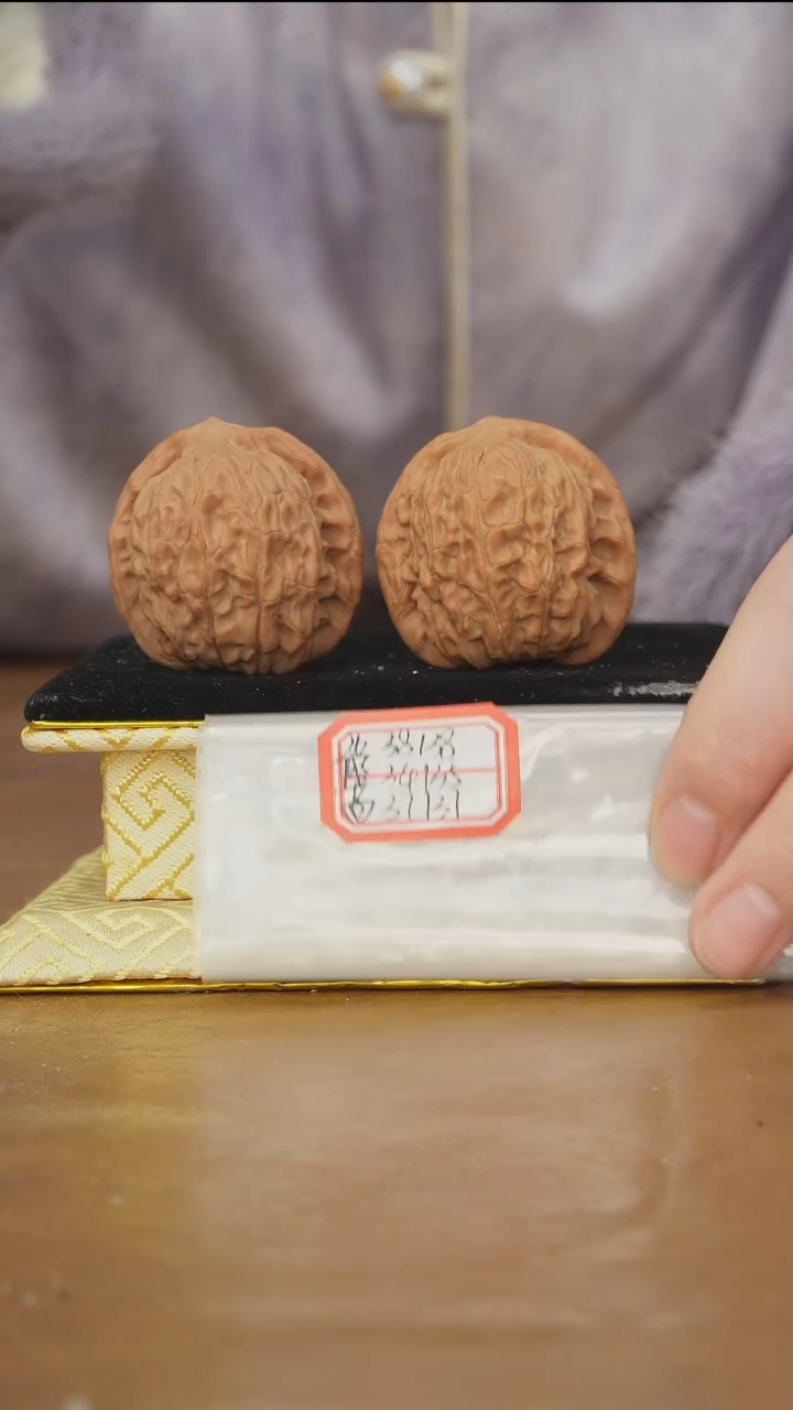 把件文玩核桃非嫁接将军帽