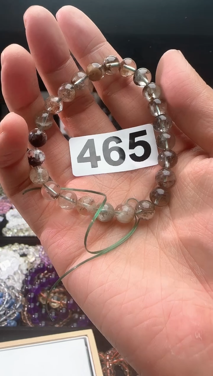 【闪购商品】烟晶手链银S925镶嵌465幽灵