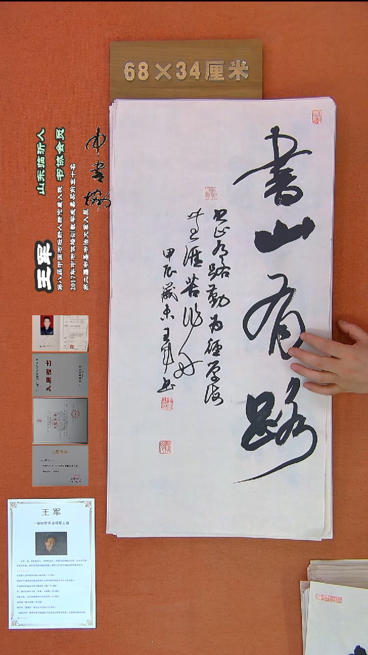 【闪购商品】书法98王军书法作品