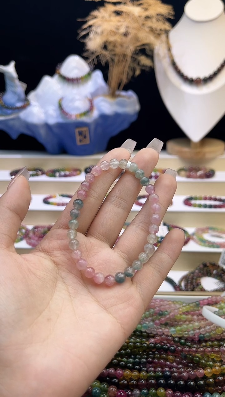 【闪购商品】碧玺/未镶嵌6mm+碧玺单圈多样性发货