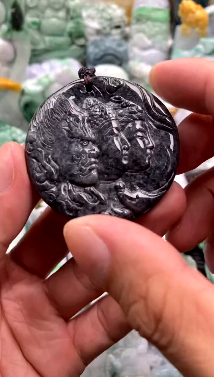 吊坠(不含链)未镶嵌翡翠1