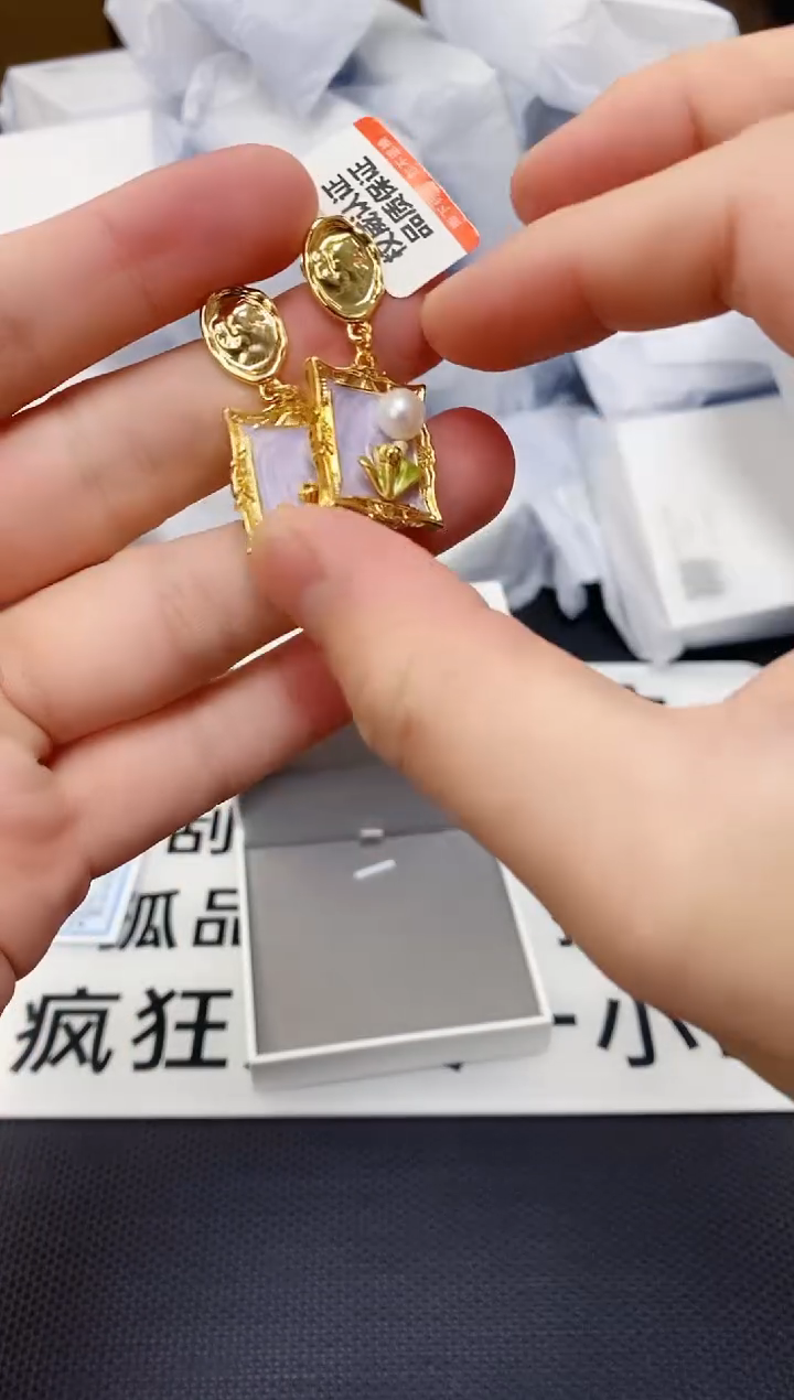 未镶嵌耳饰淡水珍珠ed1063