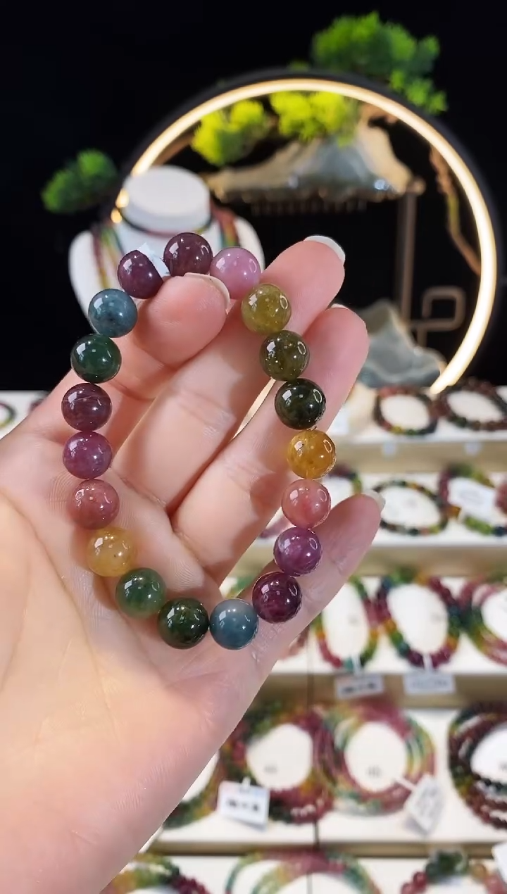 【闪购商品】手串未镶嵌碧玺 G2415素圈颜色微差