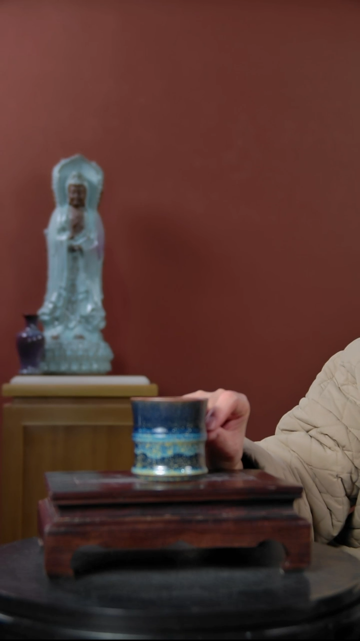 摆件大宋官窑【竹系列主人杯】