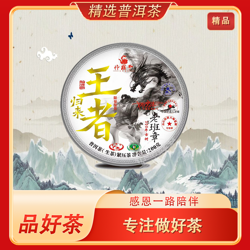 2016春采 王者归来 老班章 普洱茶