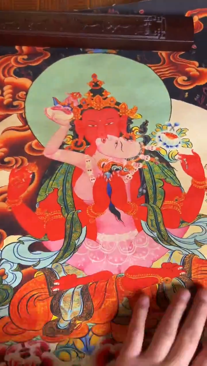 卷轴画手绘唐卡006