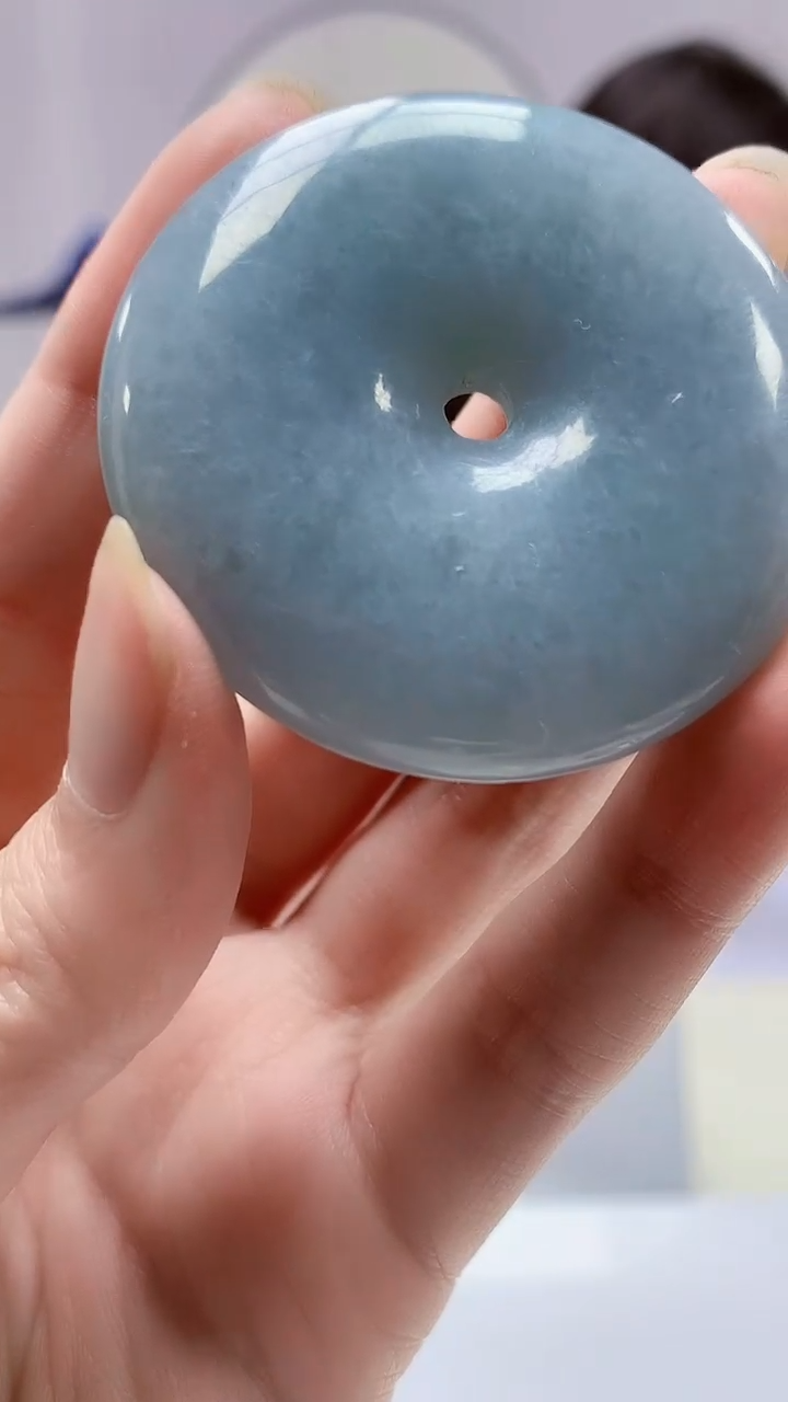 【闪购商品】定制翡翠未镶嵌4829zm-毛货挂件扣子68