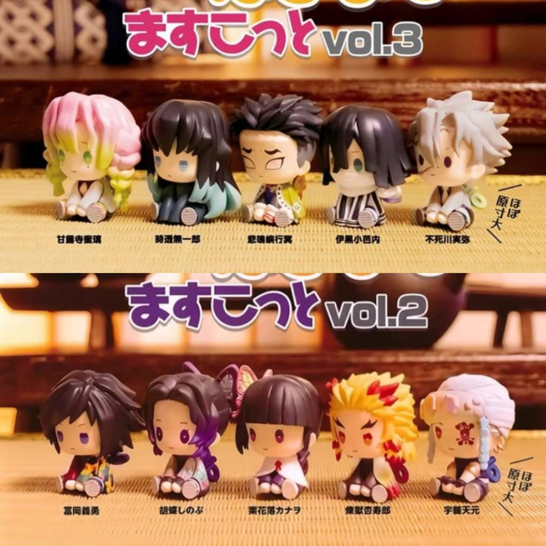 【日谷现货】鬼灭之刃肩靠肩第三弹扭蛋摆件 毛绒挂件（默认代拆）