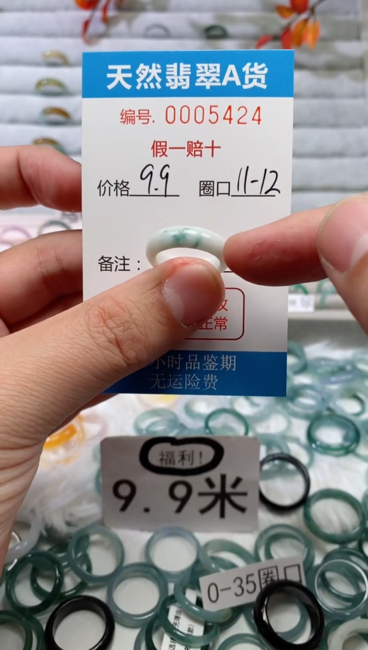 【闪购商品】翡翠戒指未镶嵌00005424