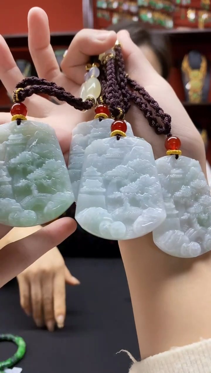 颈饰未镶嵌翡翠翡翠吊坠