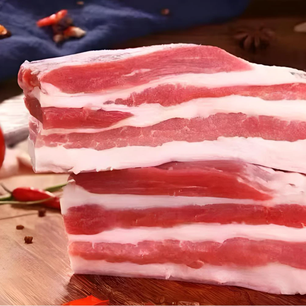 a5斤精品农家散养土猪跑山猪带皮五花肉新鲜现切顺丰包邮