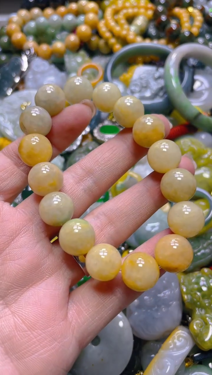 颈饰未镶嵌翡翠13mm