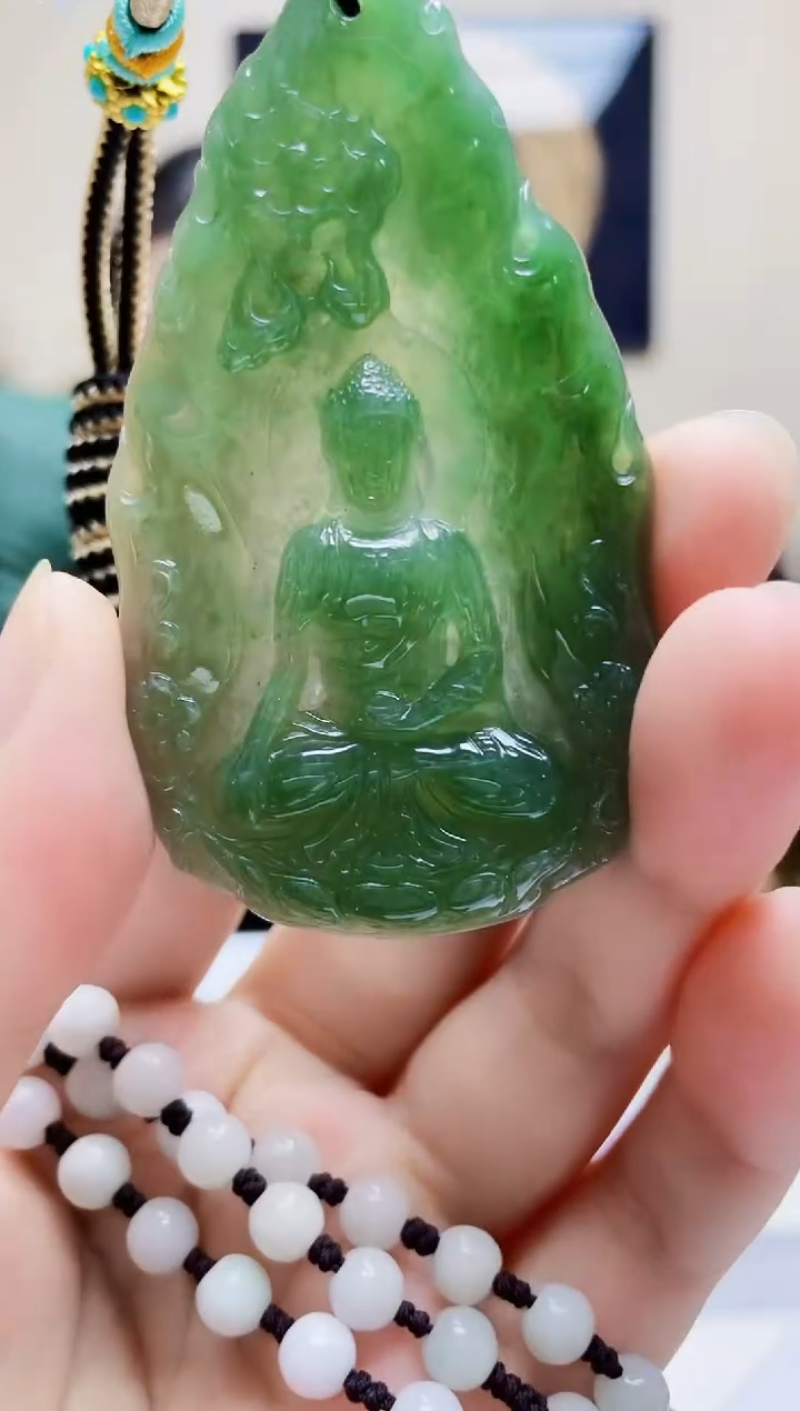 未镶嵌定制翡翠吊坠105