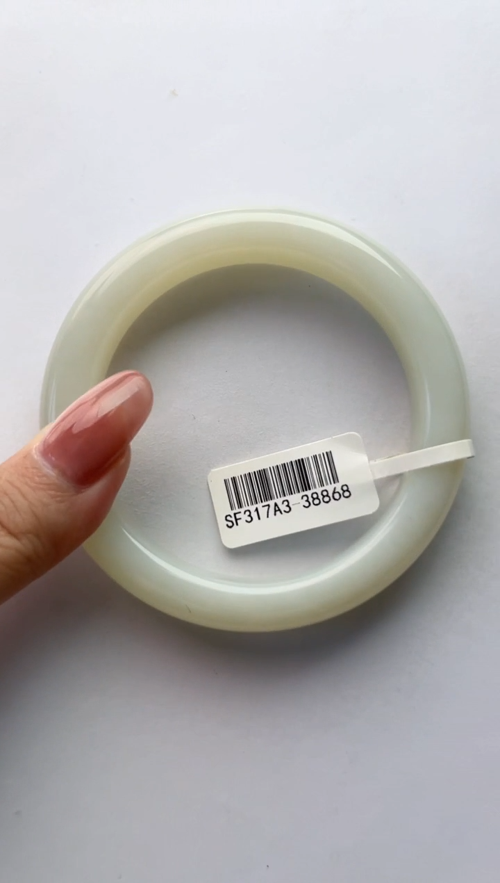 和田玉手镯未镶嵌，58