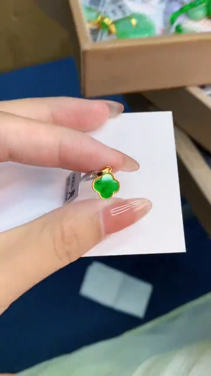 翡翠未镶嵌颈饰           1