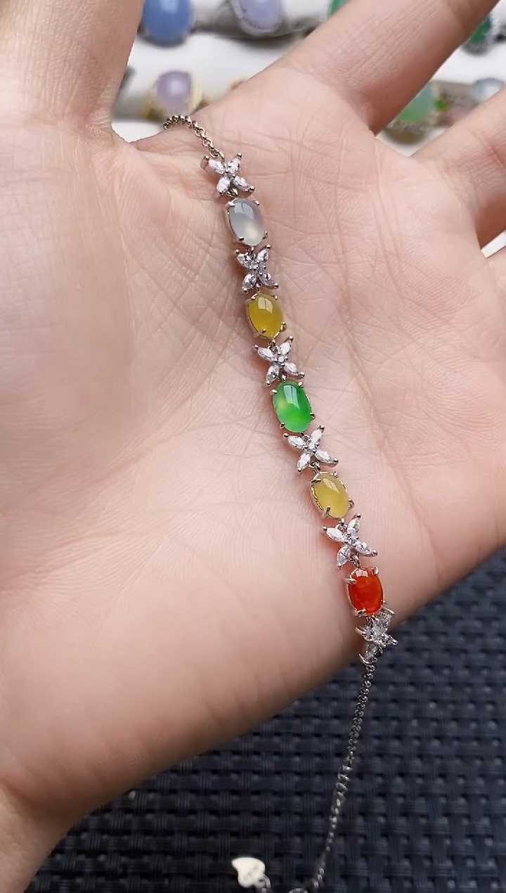 银S925镶嵌戒指翡翠1104