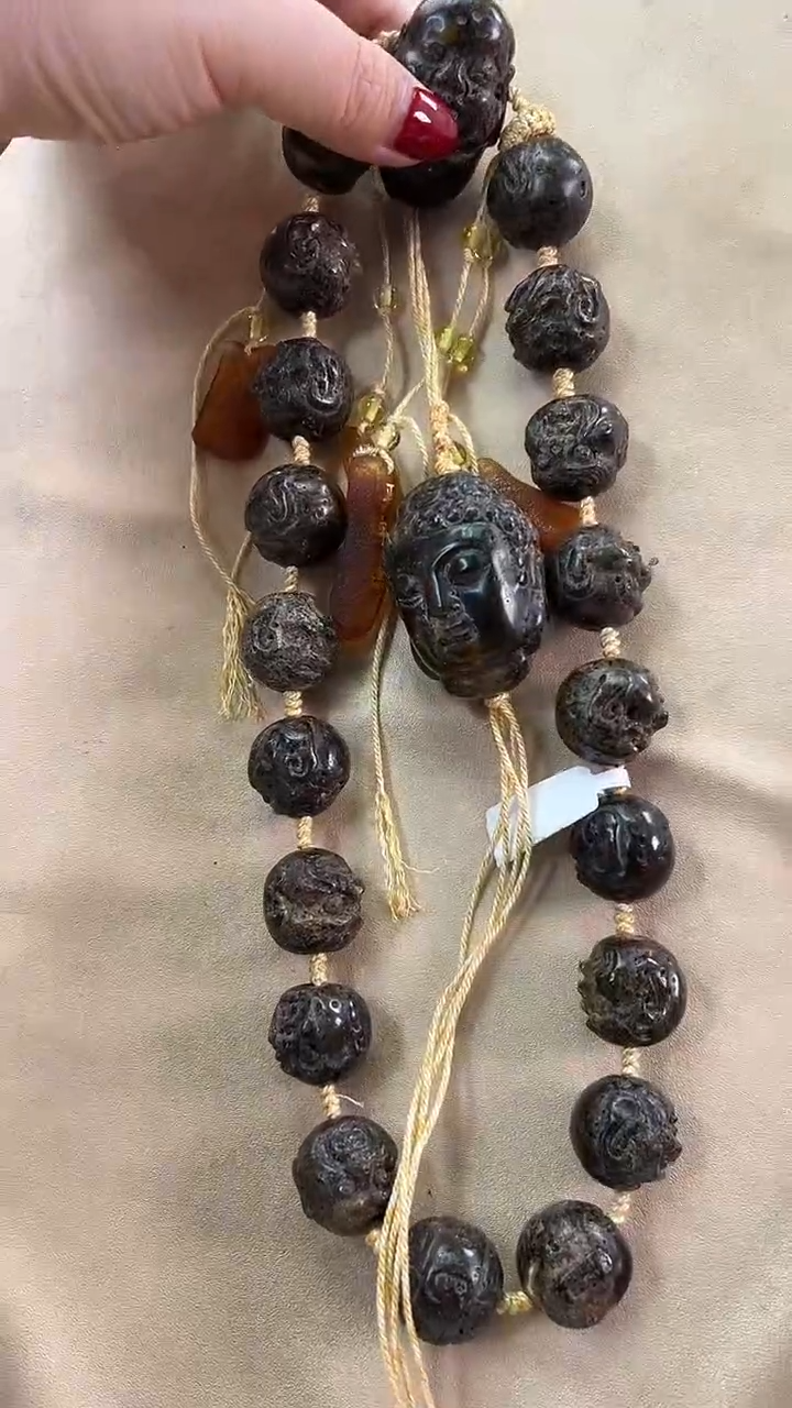 【闪购商品】琥珀颈饰未镶嵌项链