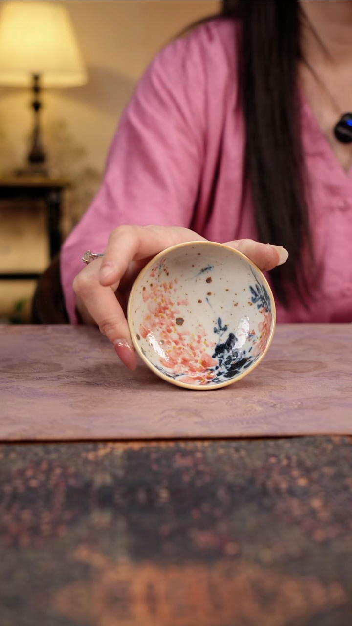 杯景德镇陶瓷杯碗柴烧多人