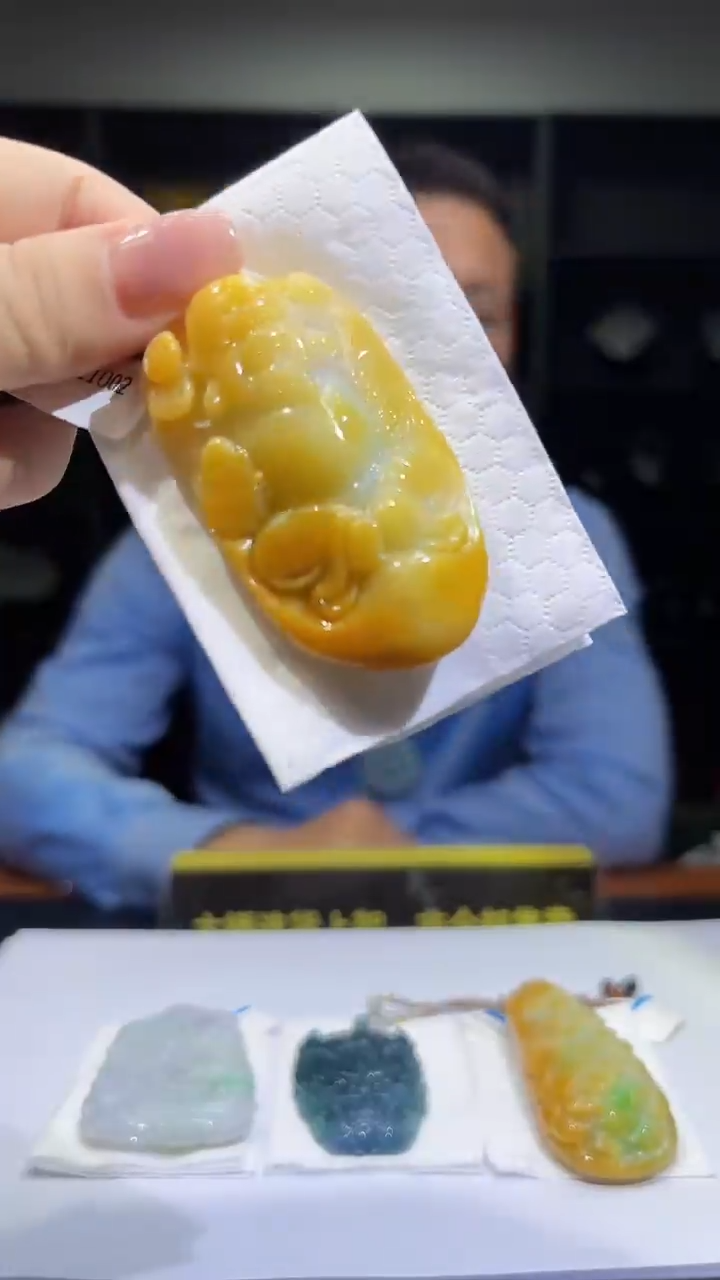 未镶嵌定制翡翠35/1207/C/财神