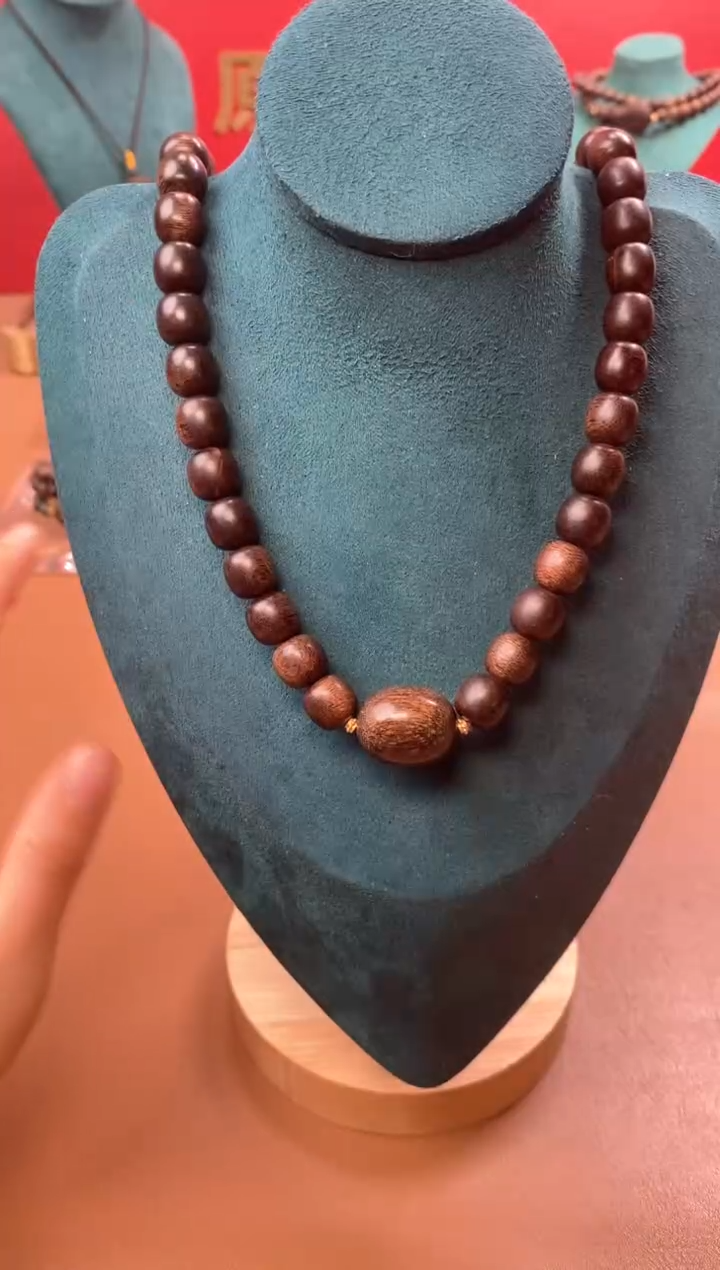 【闪购商品】沉香手串P紫棋玉化10*10老型三圈款