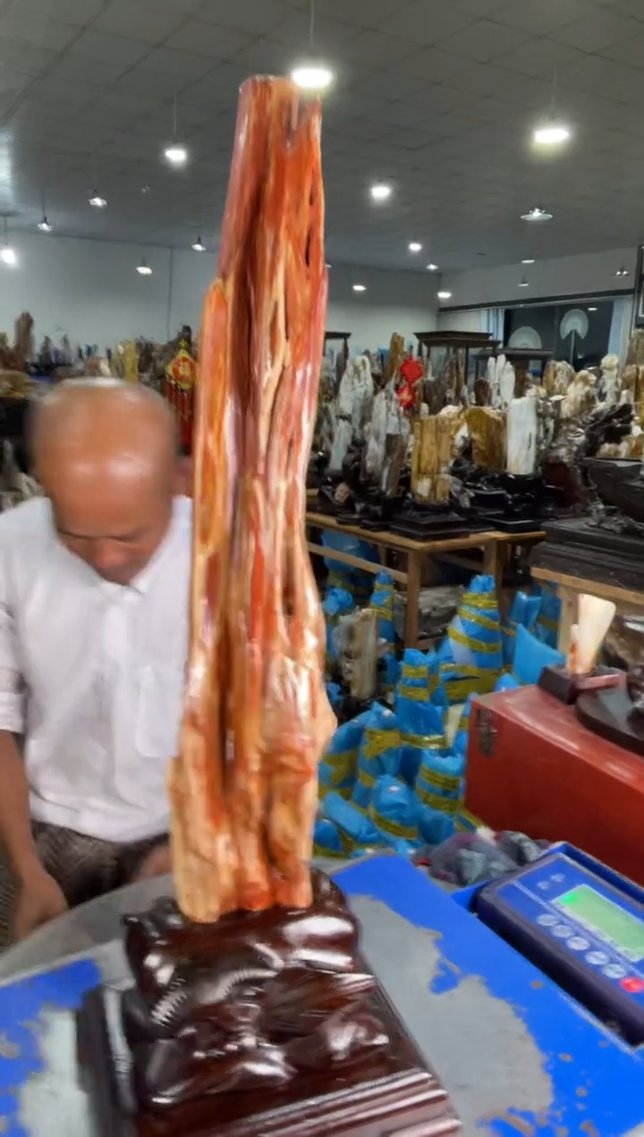 【闪购商品】硅化玉摆件未镶嵌121