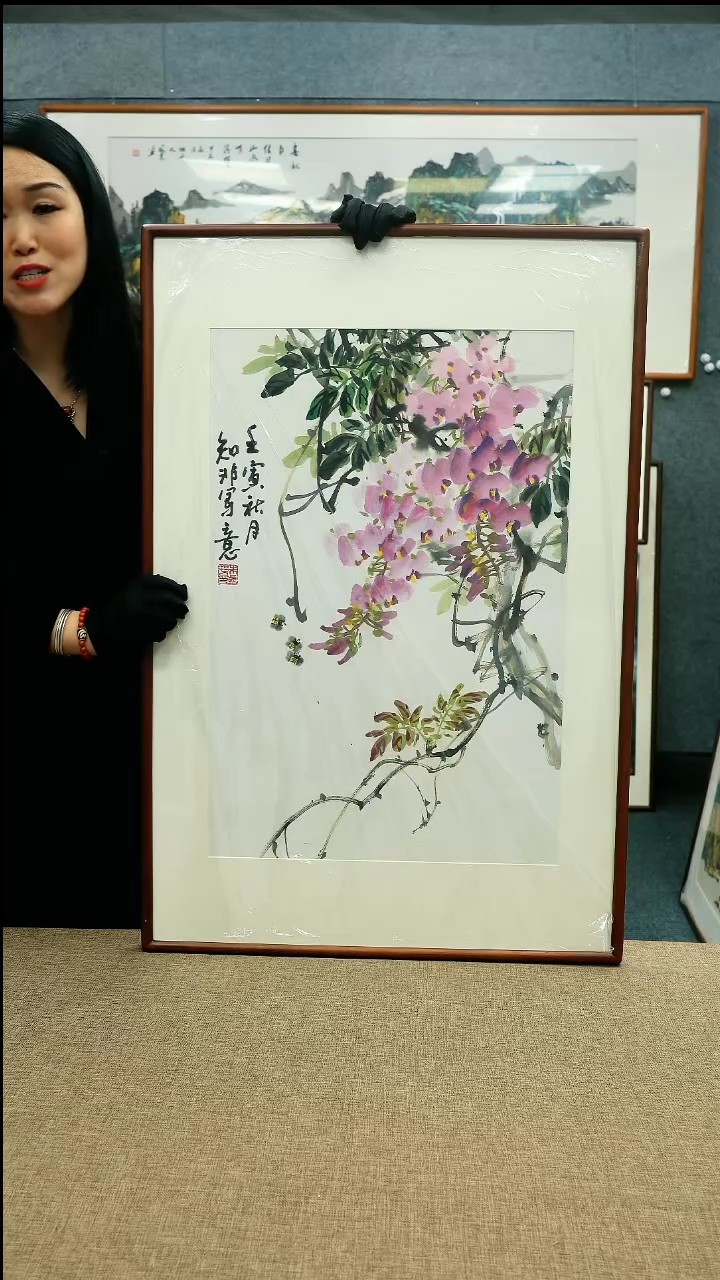 【闪购商品】国画62*92知非老师花鸟