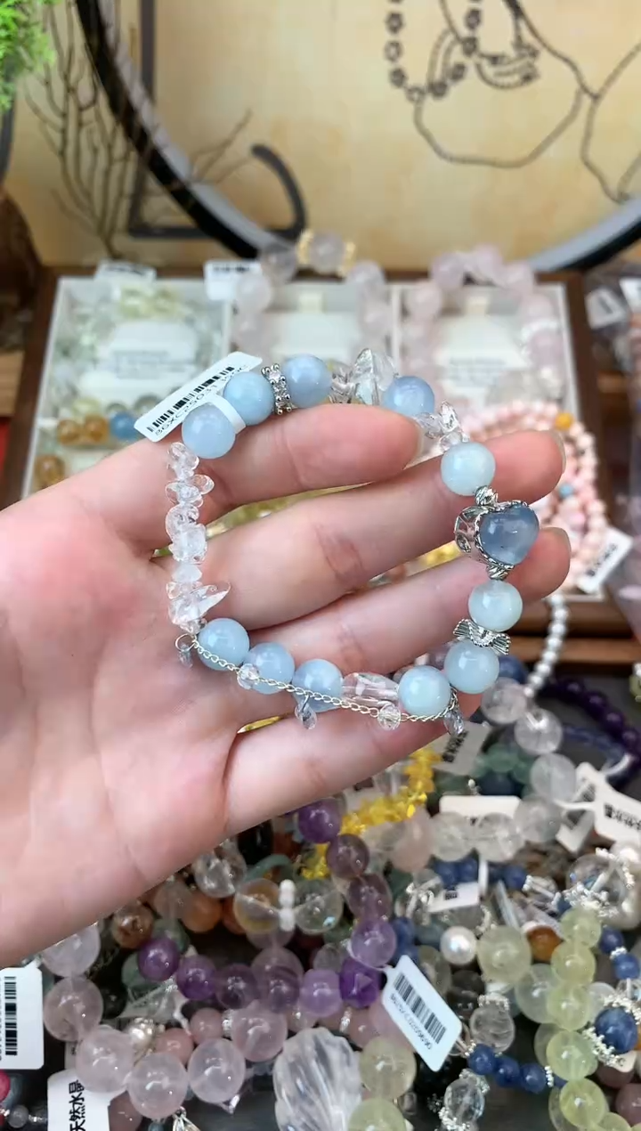 海蓝宝石手链未镶嵌433