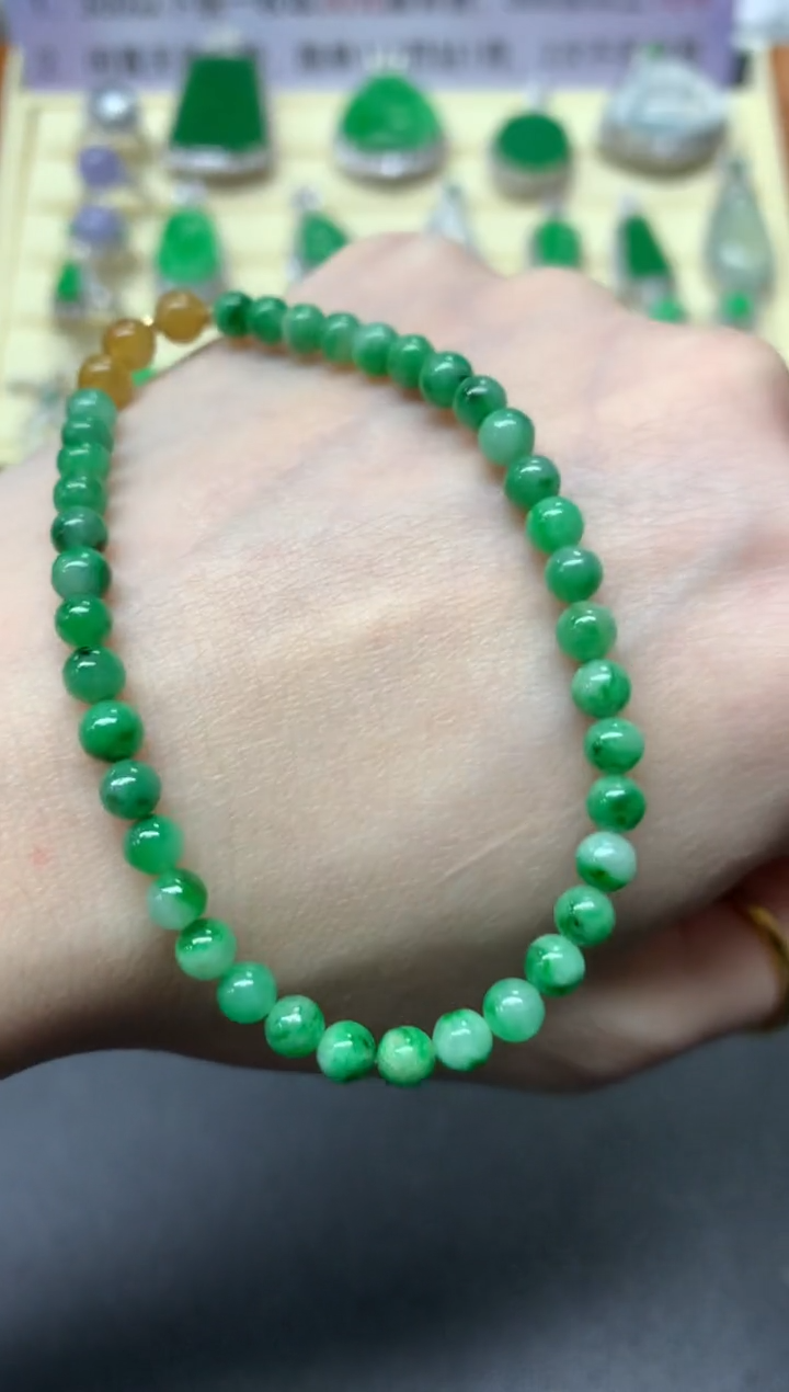 【闪购商品】翡翠手串未镶嵌手串|900+90