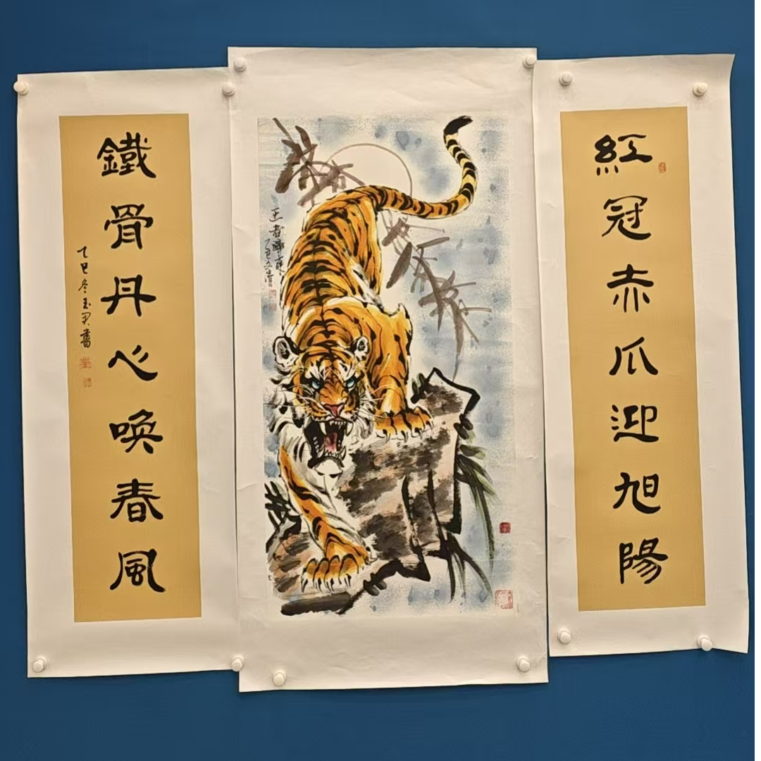 橱窗展示/艺品文化展厅/徐文清老师/宣纸国画 /纯手绘
