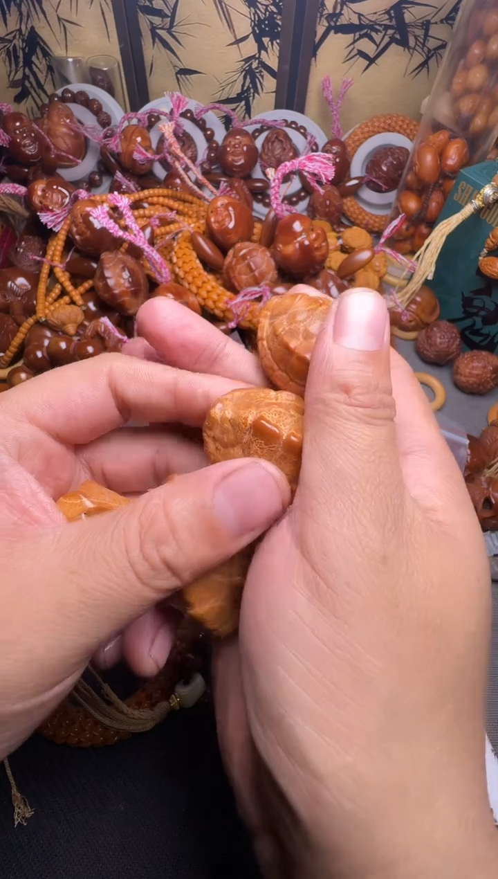 手串橄榄核龟壳一对