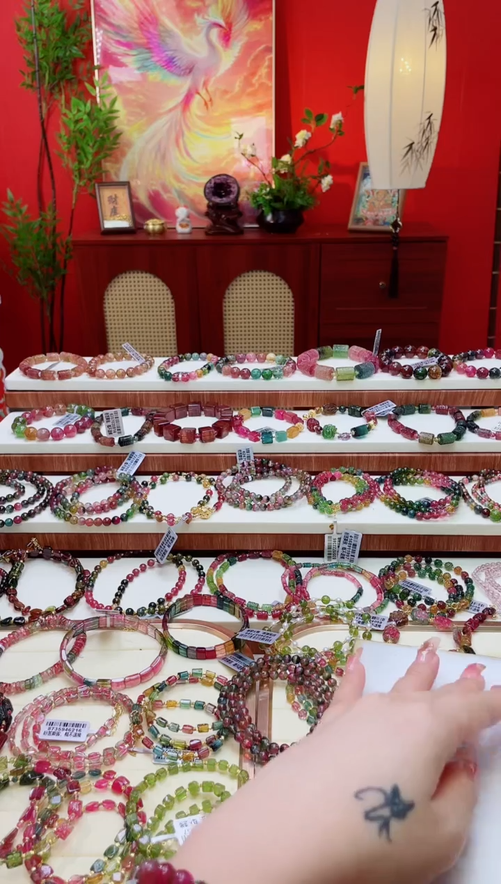 未镶嵌手串碧玺手串多样性发一