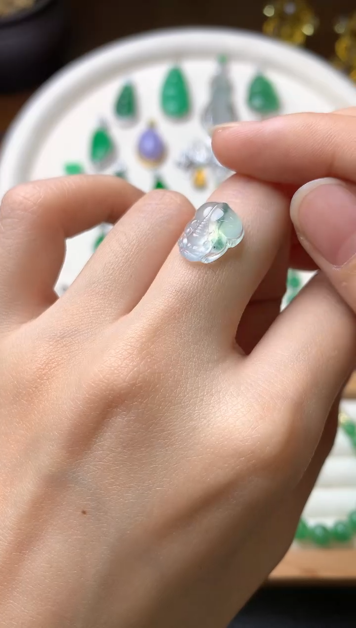 【闪购商品】定制翡翠未镶嵌裸石（镶嵌定制）