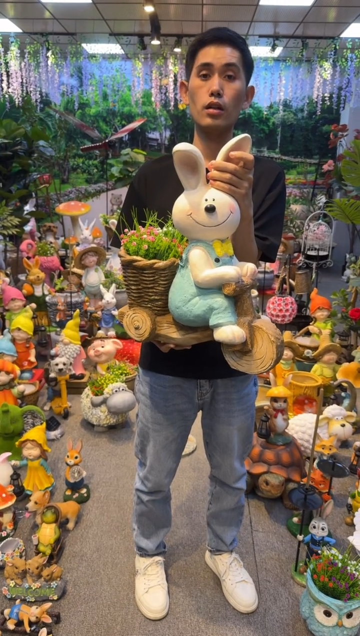 无花朵花园庭院摆件&00&