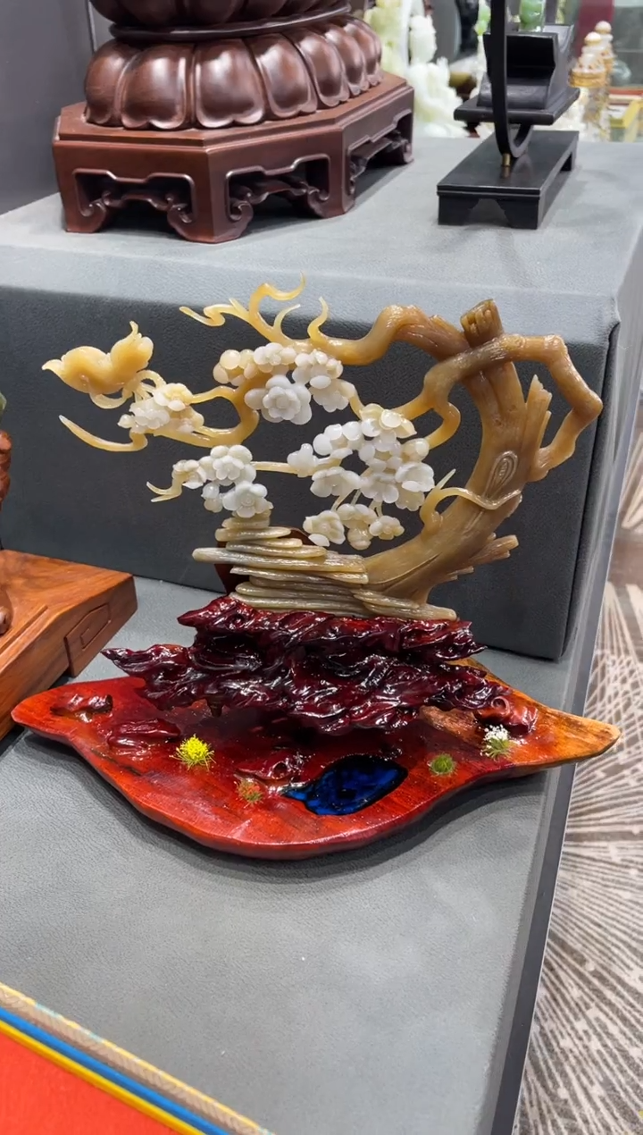 和田玉未镶嵌摆件摆件