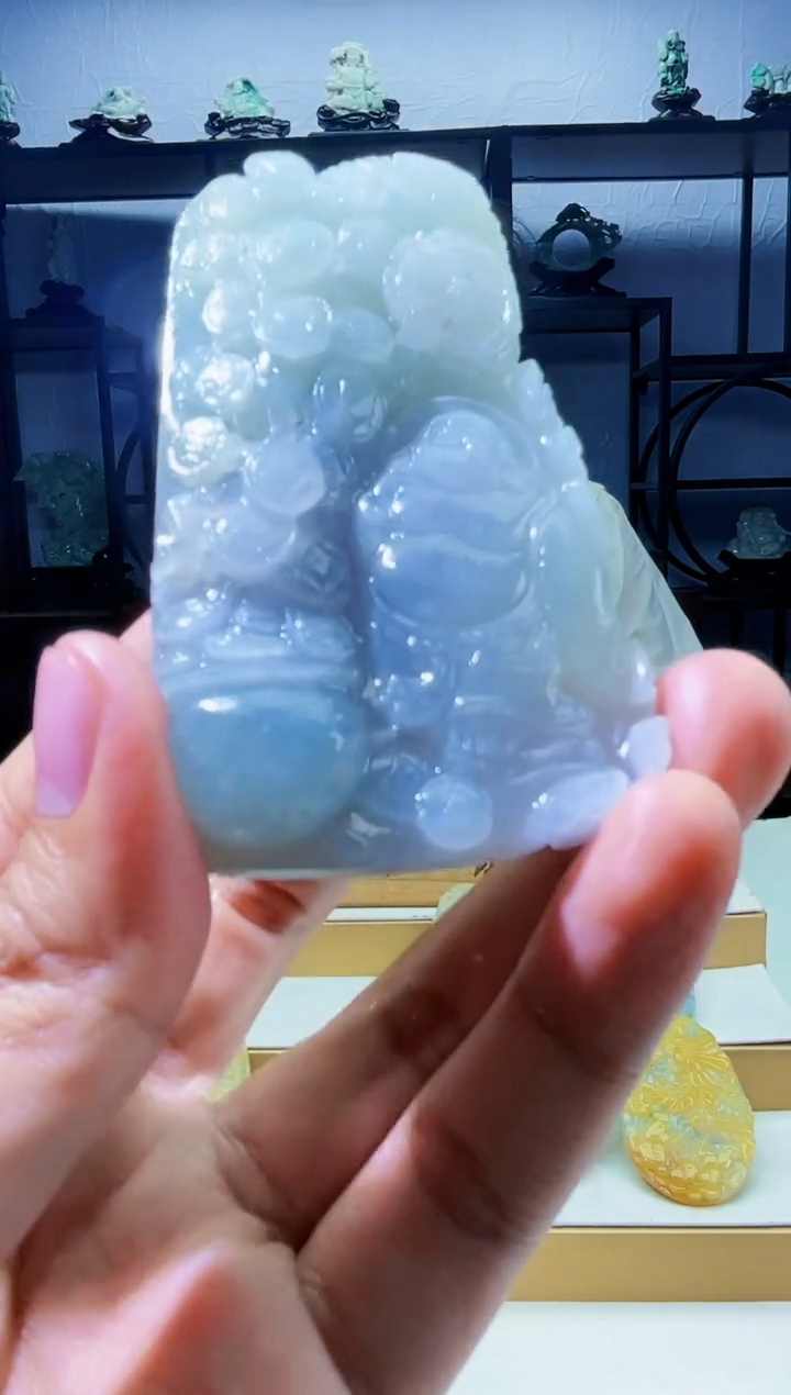 【闪购商品】定制翡翠未镶嵌毛货01310042 