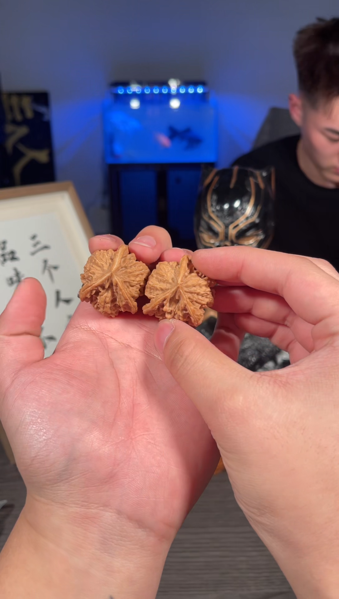 【闪购商品】文玩核桃把件盘山三棱3