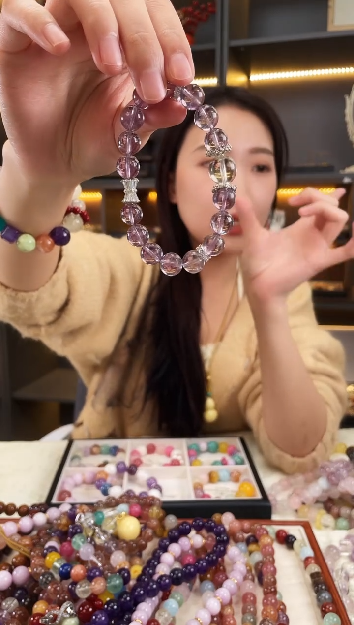 未镶嵌手链水晶玻利维亚手串