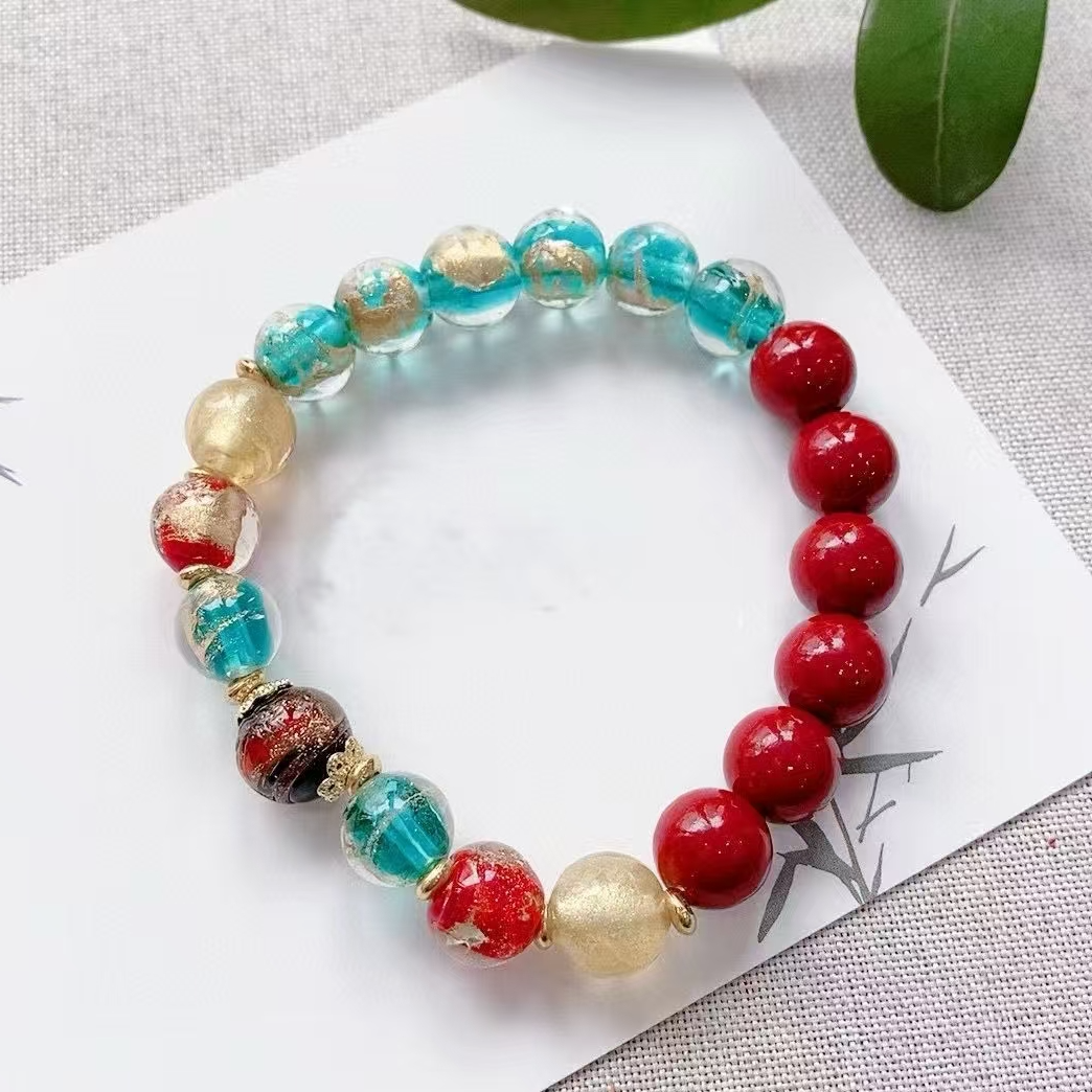 非金属玻璃手链 【媛创】个性手链时尚百搭