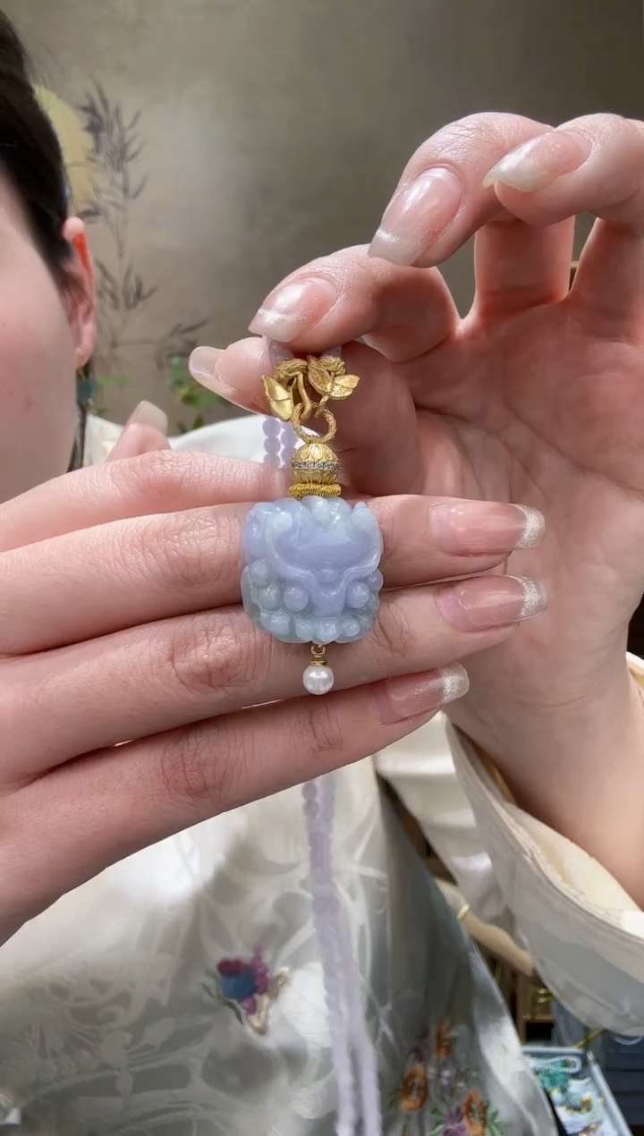 【闪购商品】翡翠颈饰未镶嵌吊坠