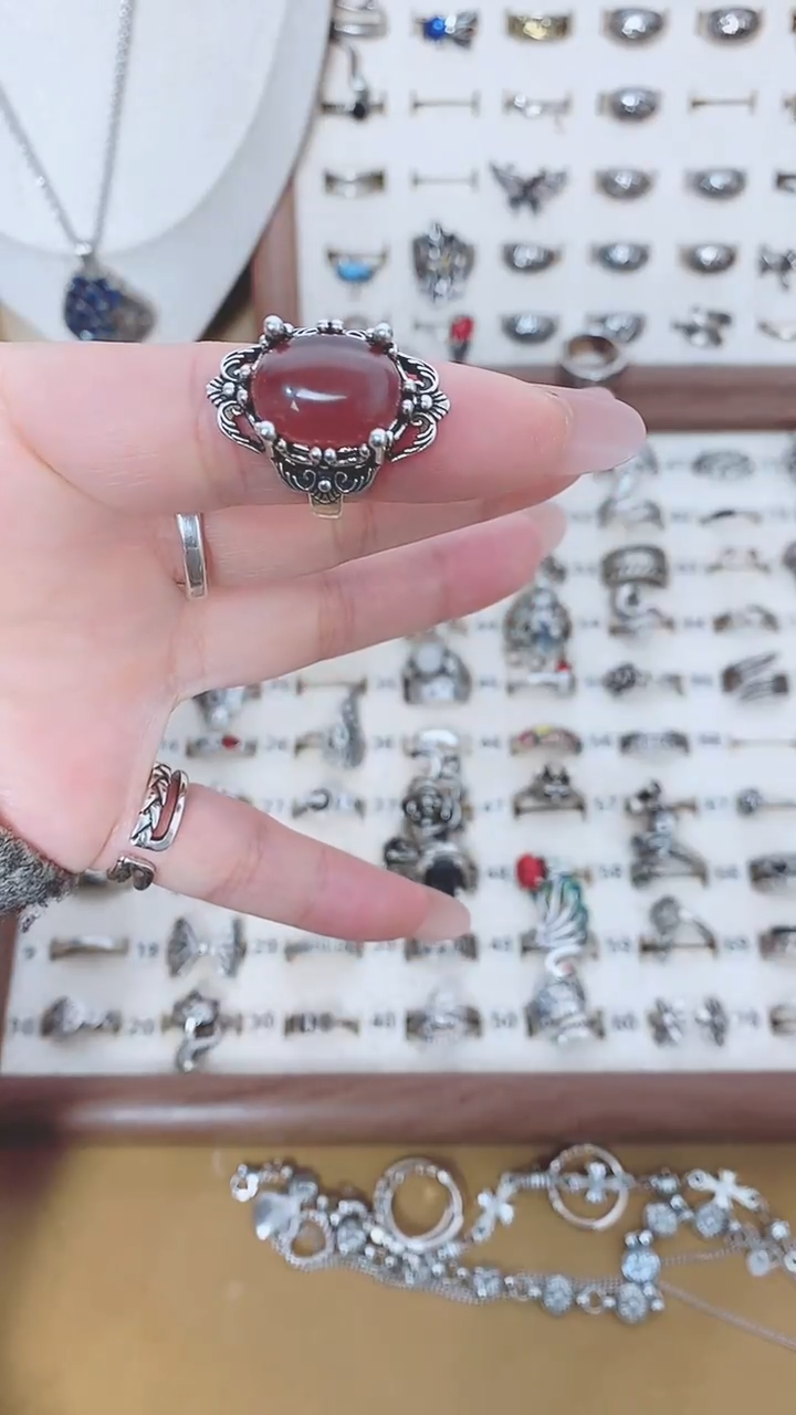 铜合金无紫色大款戒指