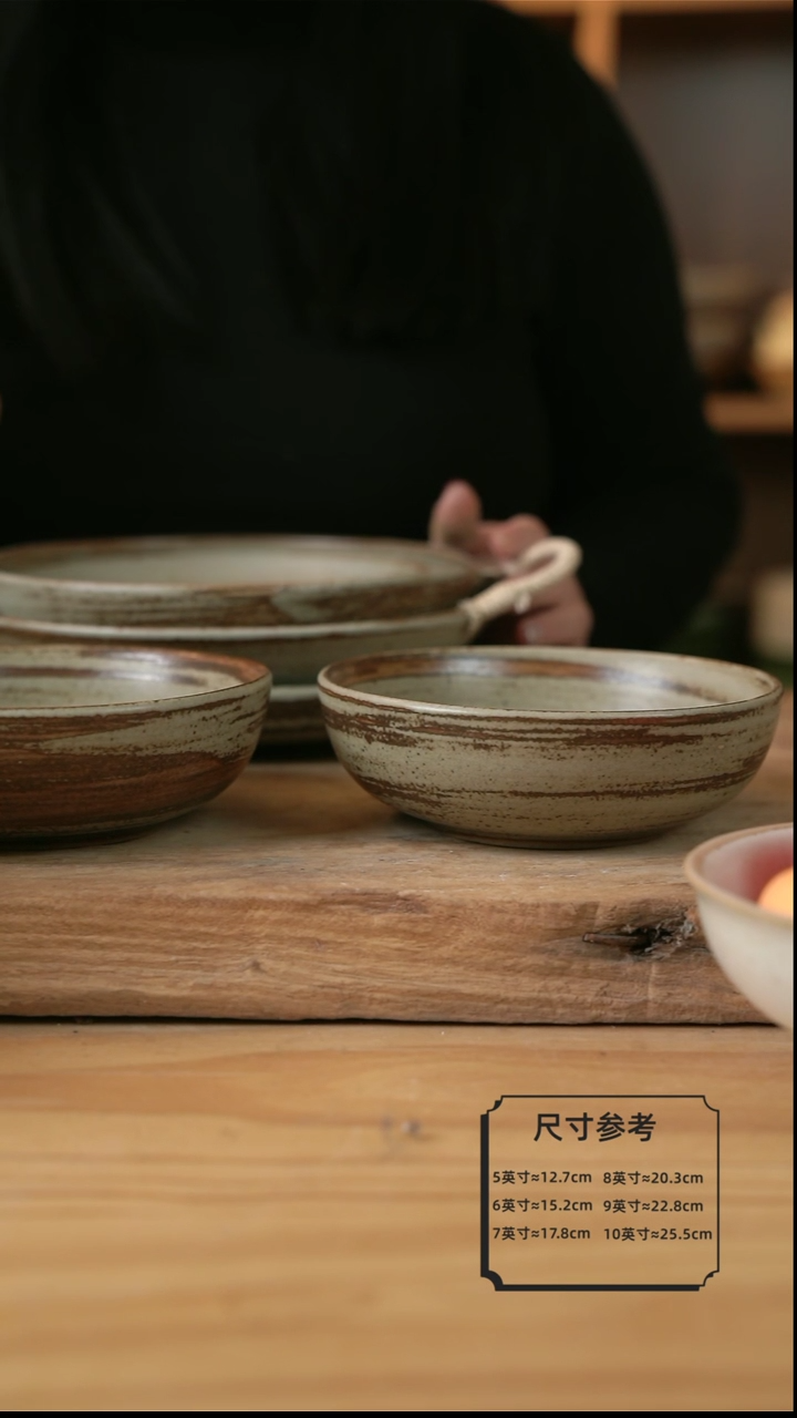 【闪购商品】D001岁月风情的6英寸拌面2个【壶