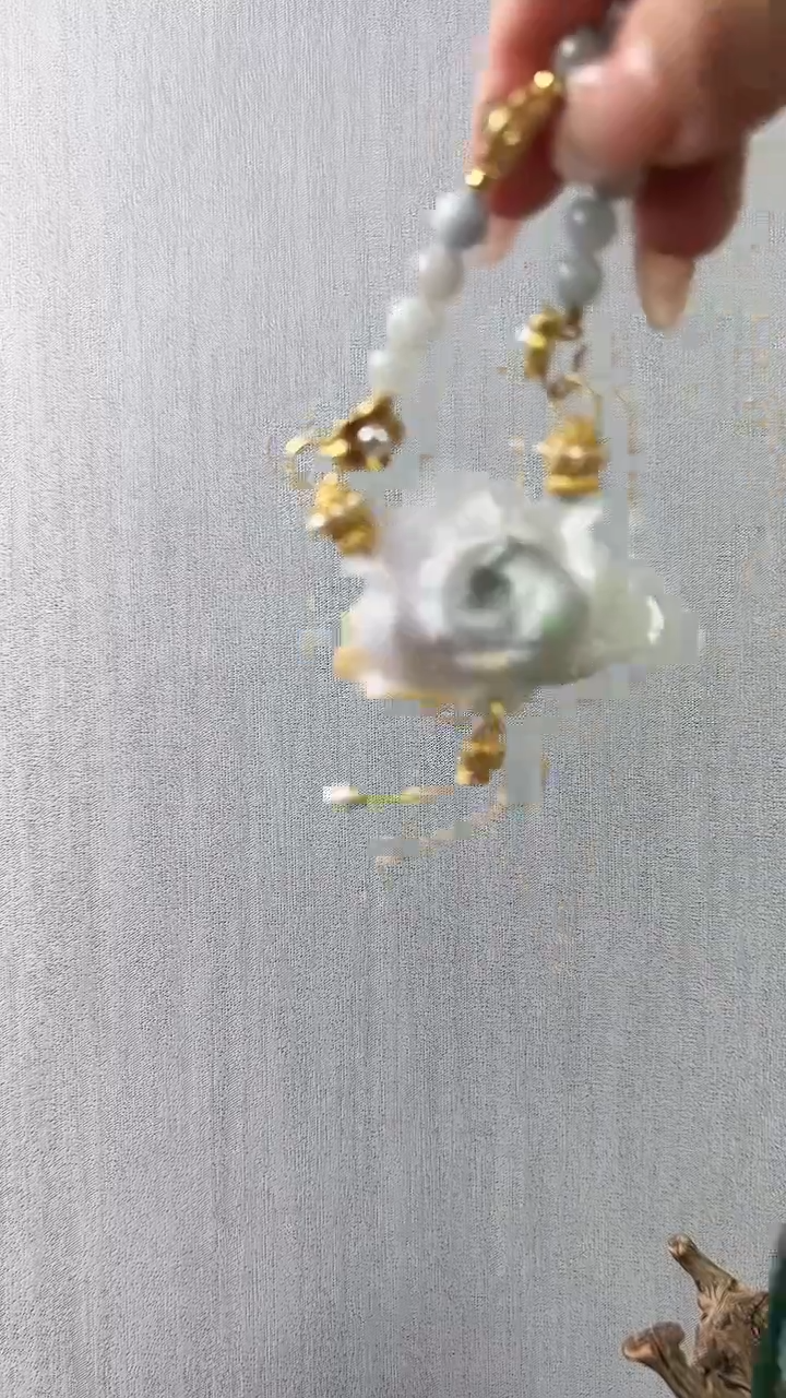 【闪购商品】翡翠颈饰未镶嵌牡丹